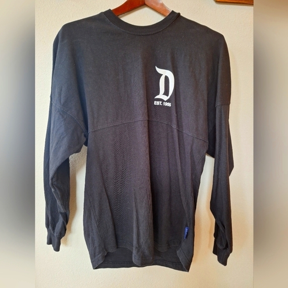 Disneyland Resort Tops - Disneyland Resort Spirit Jersey Black/White Oversized Unisex Size XS